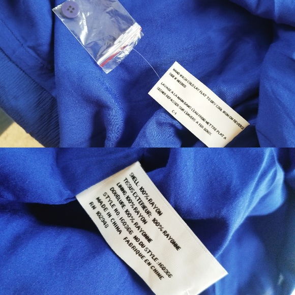 NWOT Royal Blue Tulle Dress - Picture 6 of 6